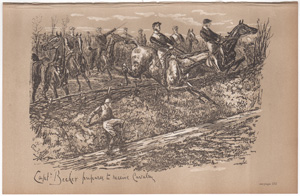 Capt Becker prepares to receive Cavalry